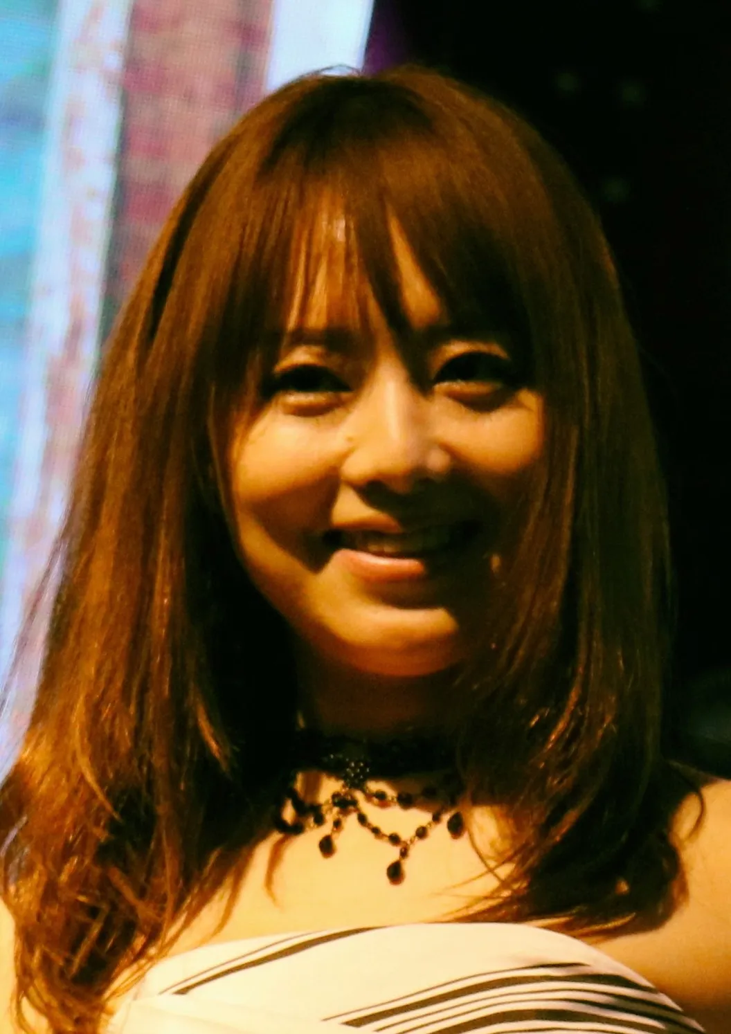 Akiho Yoshizawa at a fan meeting in Korea, 2017